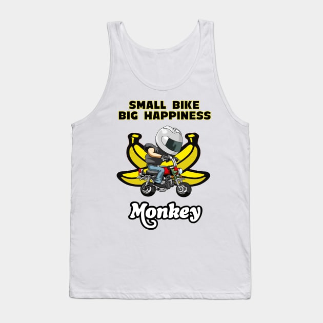 honda monkey small bike big happiness 2 Tank Top by wankedah